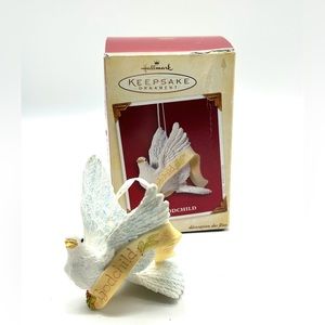 Hallmark Keepsake Ornament GODCHILD Peace DOVE Godparent Gift w/Box 2005